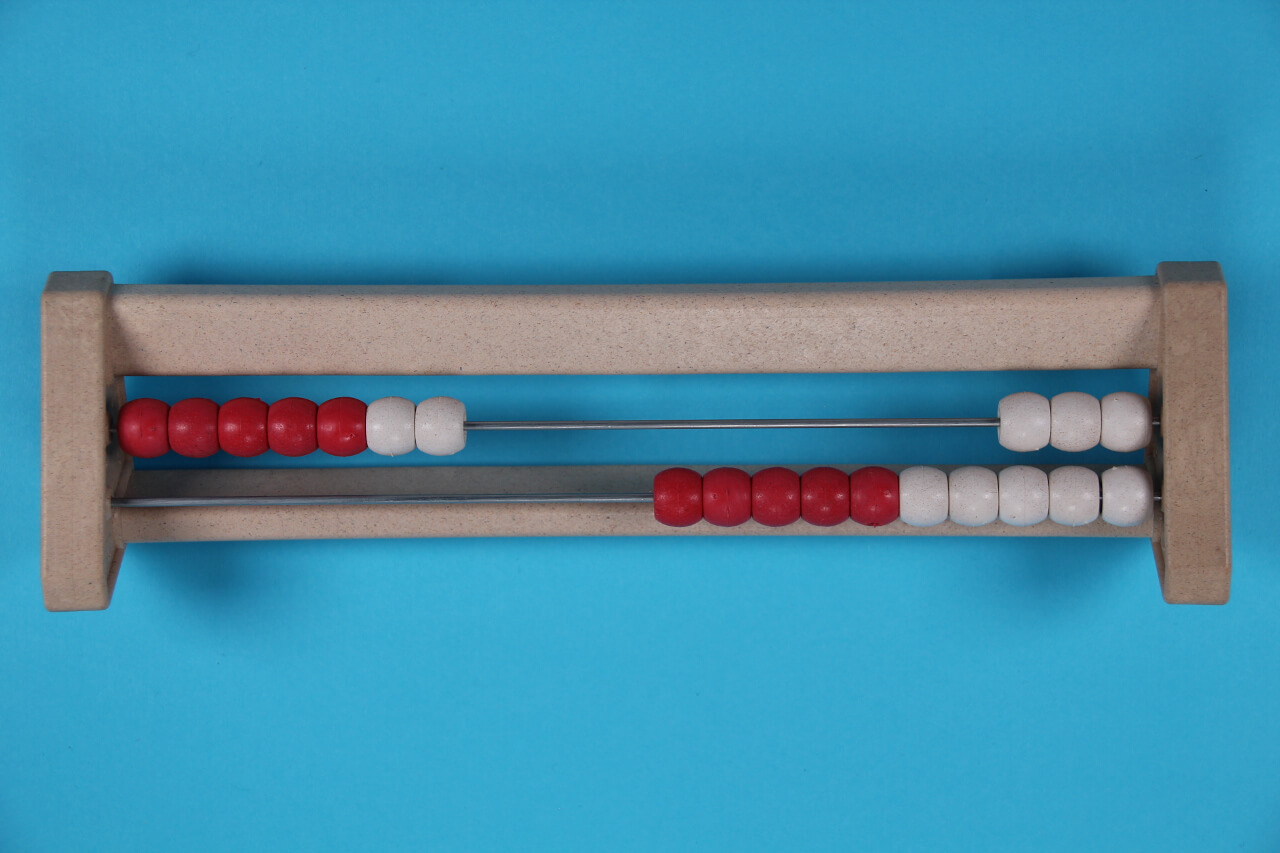 7 beads on 20 bead rekenrek 