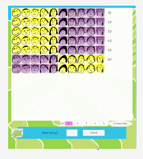 times tables game level 1 screenshot