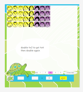 times tables game level 3 screenshot