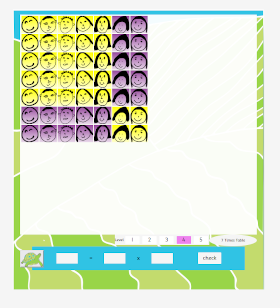 times tables game level 4 screenshot