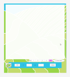times tables game level 5b screenshot