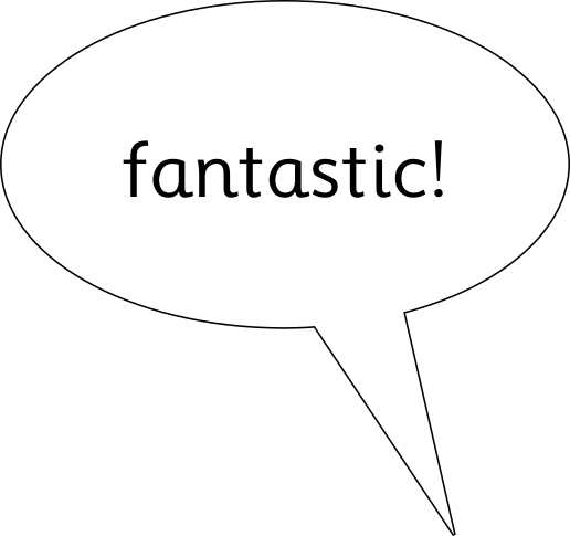 the words fantastic times tabling